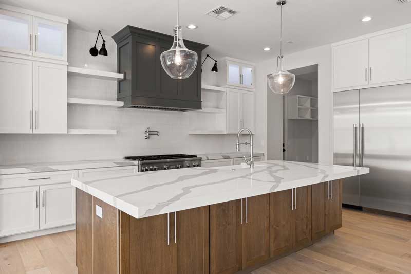 newly remodeled kitchen